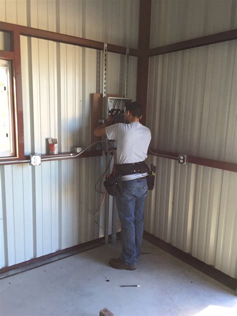 attaching metal box to garage post